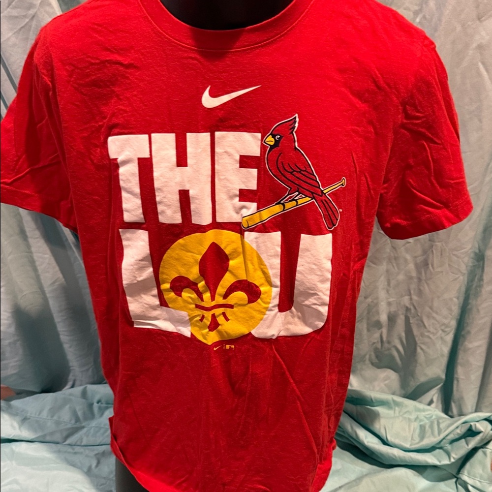 Nike Red 'The Lou' Graphic Men's T-Shirt